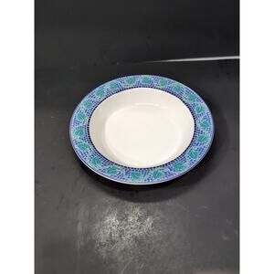 Dansk Ivy Rim Soup‎ Bowl 8.75", Mosaic Tiled Design, Ivy Mosaic Bowl, Dinnerware